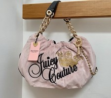 Juicy Couture 'The Key to Juicy' Four Poster Gold Chain Dusty Blush Satchel Bag 