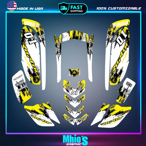 Yamaha raptor 660 kit graphics - kit,