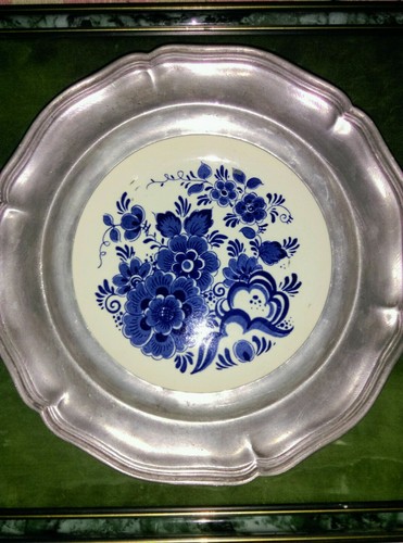 Assiette delfts blauw avec - assiette,
