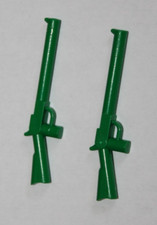 2 x Lego Toy Story Green Minifig Weapon Gun Rif ref 30141 set 7595 Army Men