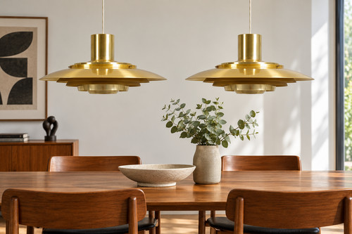 Paire suspensions lampes - paire,
