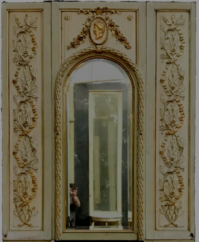 Miroir cheminée bois - de, et