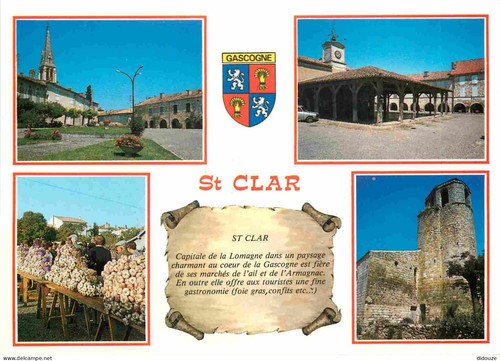 Postcard saint clar de - clar,