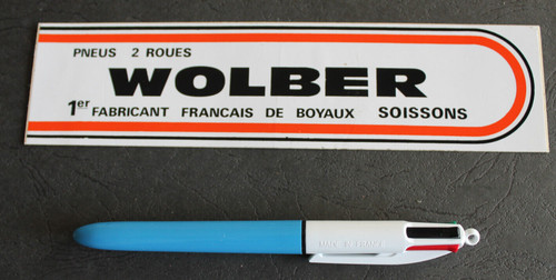 Autocollant sticker wolber - autocollant, /