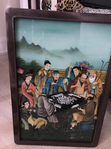 Tableau peinture fixee - tableau,