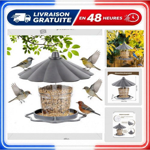 Mangeoire oiseaux suspendue - oiseaux,
