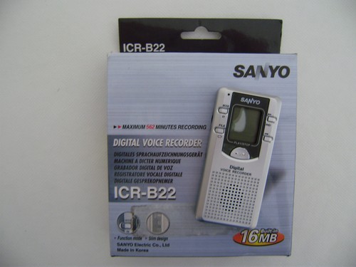 Dictaphone enregistreur sanyo - enregistreur,