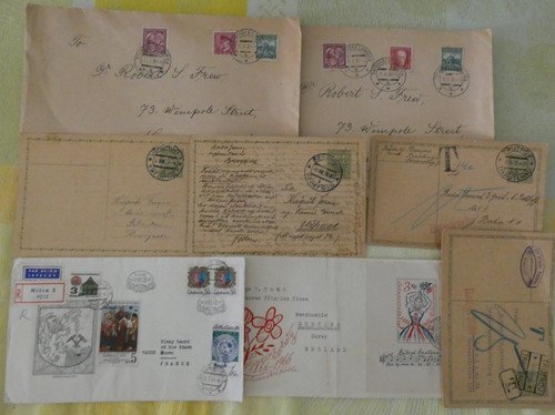 Philatelie 4cartes postales
