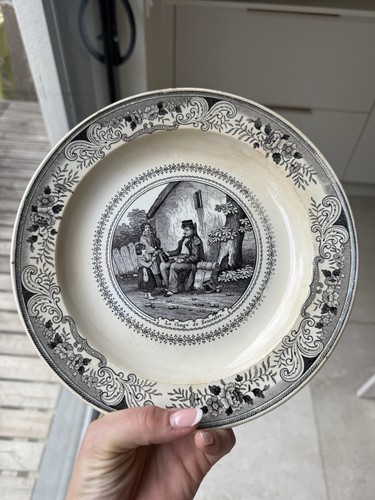 Assiette ancienne manufacture