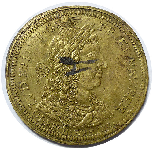 Jeton louis xiv marie - jeton, et
