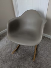 Herman Miller Eames Rocking Chair Gray Plastic From 2000's