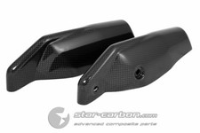 Ducati Hypermotard 796 1100 carbon fiber fork stem protectors