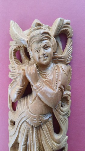 Ancienne sculpture krishna - ancienne, de