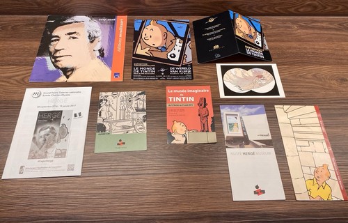 Tintin lot catalogues - tintin,