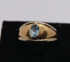 bague jonc anglais topaze