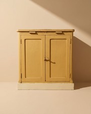 Buffet cuisine bois jaune 89cm