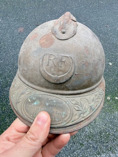 Militaria casque adrian troupe - casque,