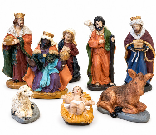 Crèche noël pièces - de, 9