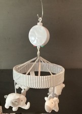 INFANT CRIB MUSICAL MOBILE- TARGET BABY ANIMALS GRAY/WHITE