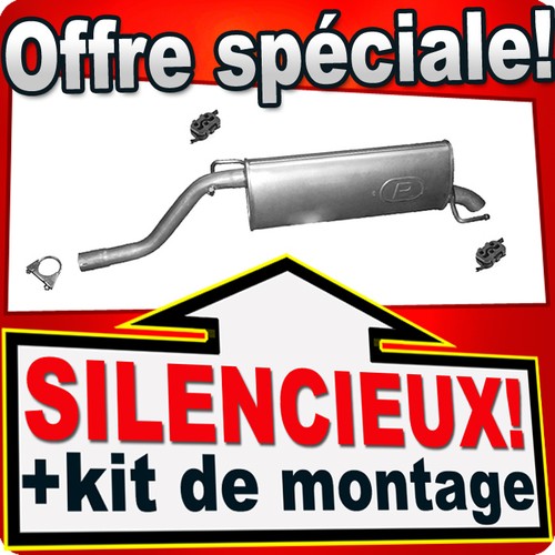 Silencieux arriere pour fiat - silencieux,