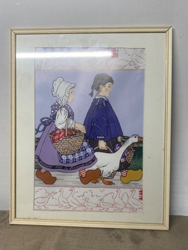 Affiche sous cadré - signé, guy