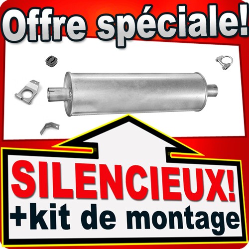 Silencieux intermédiaire pour - intermédiaire,