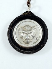 KEYRING - Seychalles BISE Restaurant - 2D Boar Style Head - 1960s