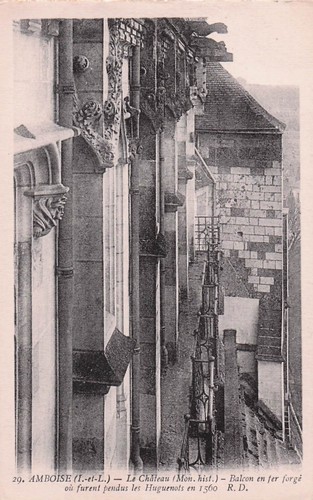 Amboise chateau balcon - le,