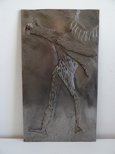 Plaque gravure sur acier - sur,