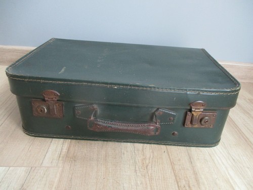 Valise carton vert - valise,