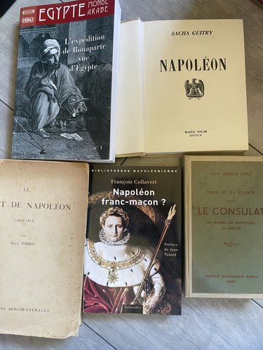 Lot livres napoléon - napoléon, guitry