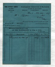 "BRIVE (19) TANNING EXTRACT FACTORY / CATAIGNIER WOOD ""SHOPPING COUNTER""