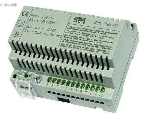 Urmet alimentation avec - urmet,