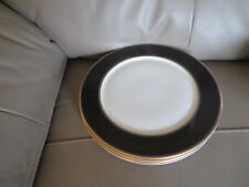 6 gr presentation plates blue king gold bordered HAVILANDE Limoges 29.5 cm 