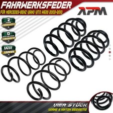 4x Ressort de Suspension avant