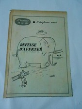 1955 Print Humour L'éléphant