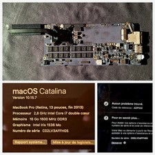 Carte Mère MacBook Pro 13"