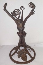 PIED DE LAMPE FER FORGÉ ART