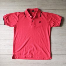 Fred Perry Polo S Rouge 100% Coton