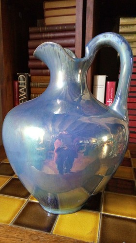 Grès flammé bleu métal - ,