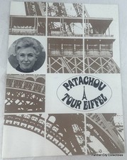 Vintage c1960s Patachou Tour Eiffel Tower Paris France Restaurant Menu