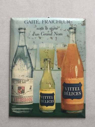 Ancienne tôle publicitaire - ancienne,