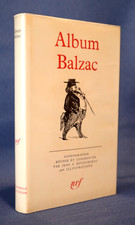 Balzac Album. 1962 Bibliotheque de la Pleiade Gallimard, illustrated Excellent