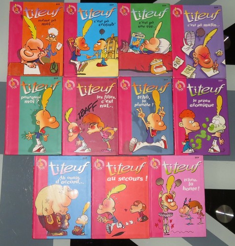 Lot titeuf biliotheque - bd,