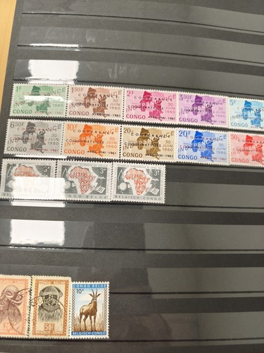 Lot timbres congo - lot,
