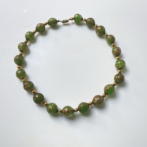Vintage collier perles - perles, verre