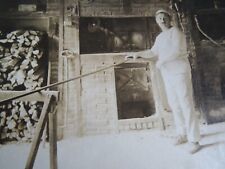 6 old photo BAKERY BAKER FURNACE black and white old picture BAKERY