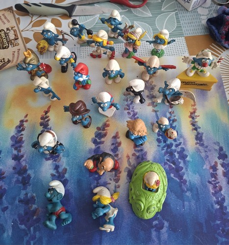 Peyo lot figurines - peyo,
