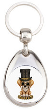 Steampunk Chiot - Porte clé
