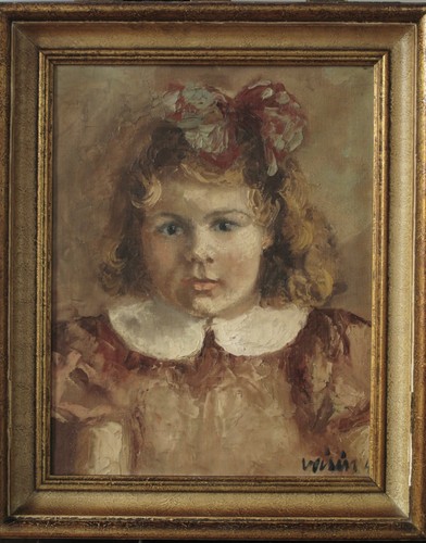 Tableau ancien hst jeune - ancien,
